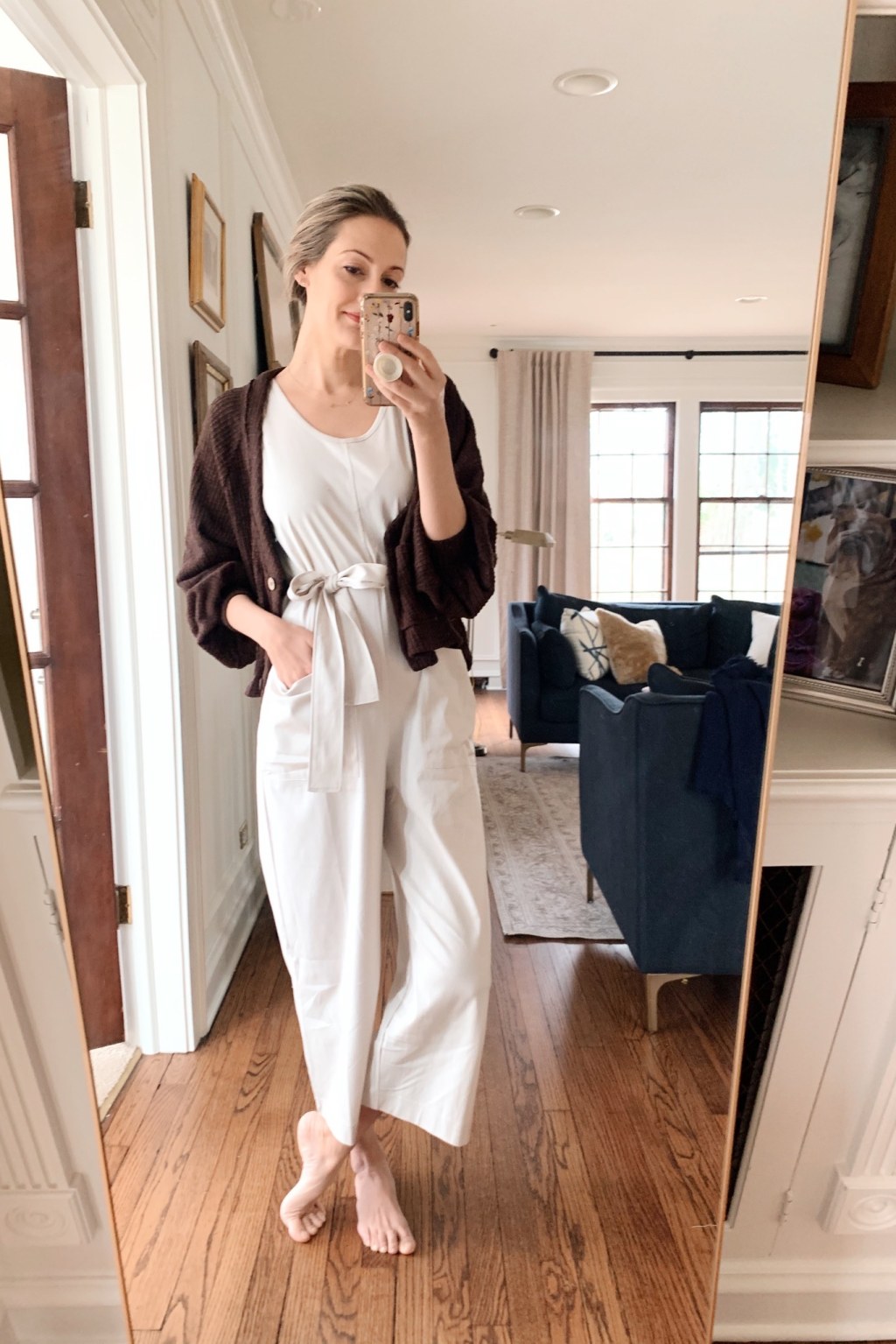 Picture of: how to style a sleeveless jumpsuit dress up or down – See (Anna) Jane.