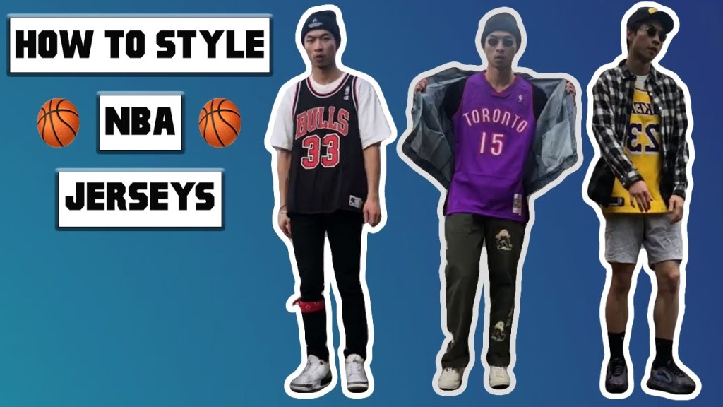 Picture of: HOW TO STYLE NBA JERSEYS TUTORIAL w/ OUTFITS STREETWEAR