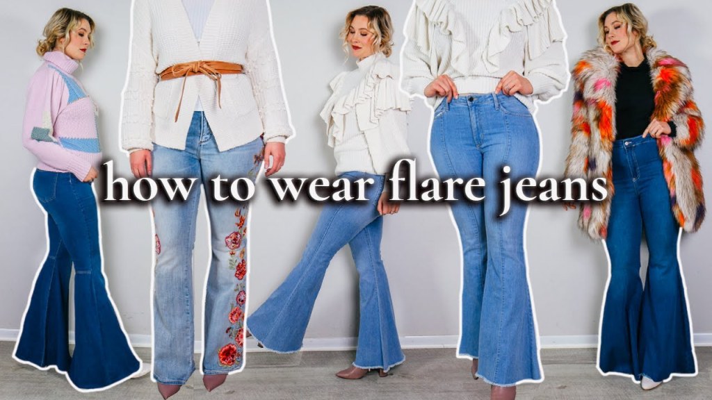 Picture of: HOW TO STYLE YOUR FLARE JEANS THIS WINTER  FLARE JEANS OUTFIT IDEAS FOR  CURVY WOMEN