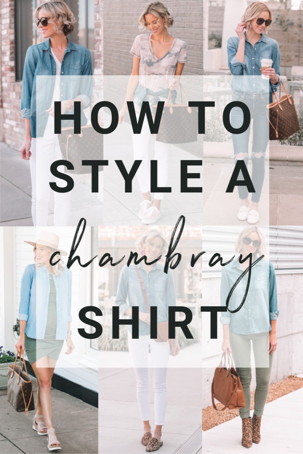 Picture of: How to Wear a Chambray Shirt –  Chambray Shirt Outfits – Straight