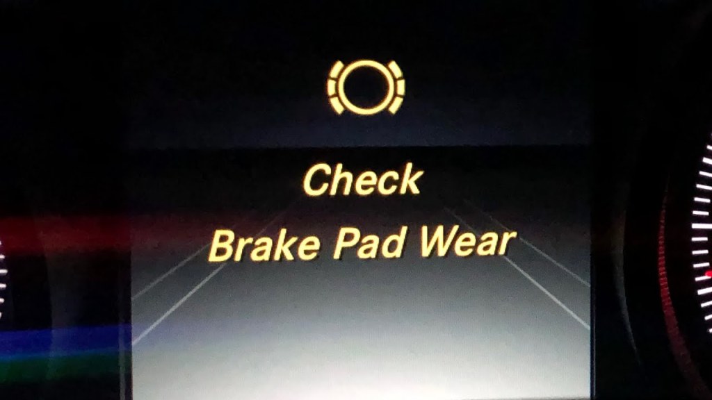 Picture of: Mercedes C W Brake Pad Wear Light