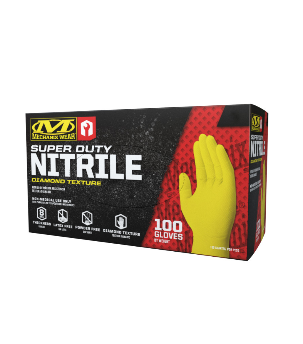 Picture of: Mil Super Duty Nitrile Gloves (Pack of )