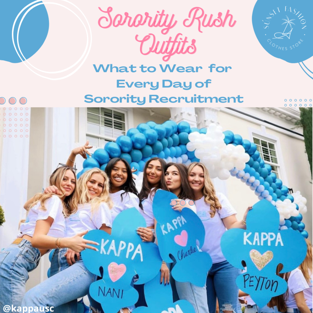 Picture of: Sorority Rushing Outfits: What to Wear to Sorority Recruitment