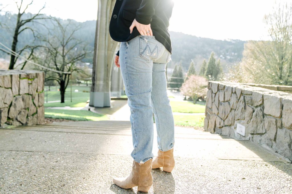Picture of: Ways I’m Wearing Cowboy Boots & Jeans Now – The Mom Edit